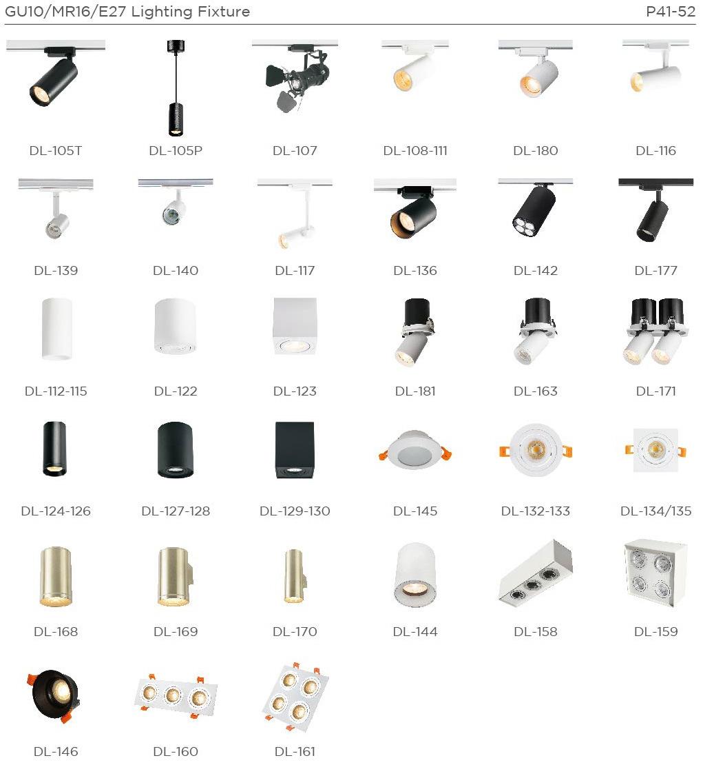 Ce RoHS Pure Aluminum LED Modern Ceiling Lamp Suspended GU10 LED Spotlight for Museum Lighting