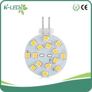 G4 LED AC/DC 15SMD2835 Side/Back Pin Warm White 3000k