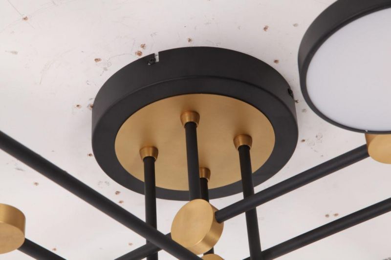 Masivel 8-Head Design LED Light Modern Nordic Indoor Ceiling Light