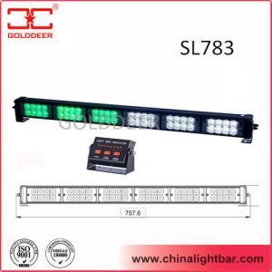 Green White LED Directional Traffic Advisor Light Bar for Car