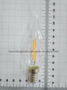 LED Filament Lamp C35X 2W E14/E27/B22