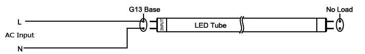 Ballast Bypass PC LED T8 Tube 4FT 20W 5000K Cool White