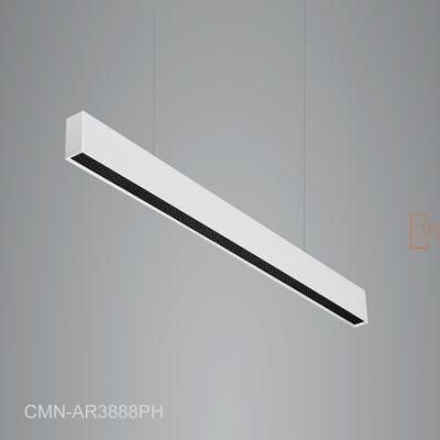 Micro Prismatic Diffuser + Honeycomb Combination Anti Glare 4FT 40W Ceiling Surface Mounted LED Linear Light Pendant Linear