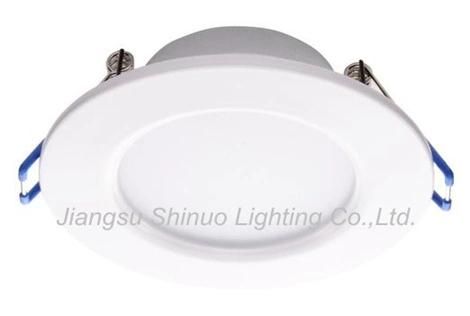 Recessed LED Ceiling Lighting Iron Downlight 2.5 Inch 3W 6000-6500K Cool White