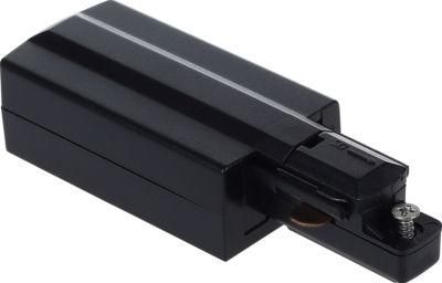 X-Track Single Circuit Black Track Power Connector for Light Accessories