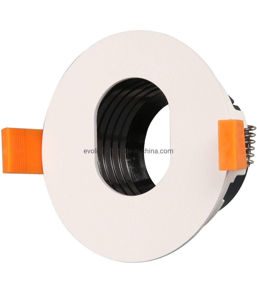 Aluminum Cut out 80mm Adjustable LED Down Light GU10 Downlight Housing