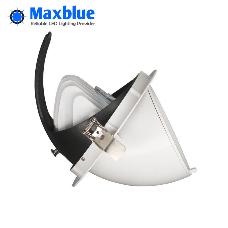 50W 360 Degree Rotatable 7inch Recessed COB LED Gimbal Downlight