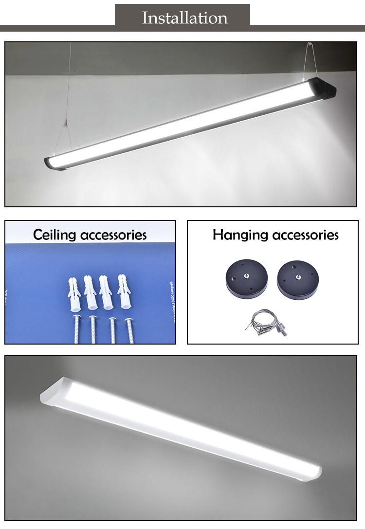 AC220-240V Suspended Batten up and Down LED Pendant Linear Light