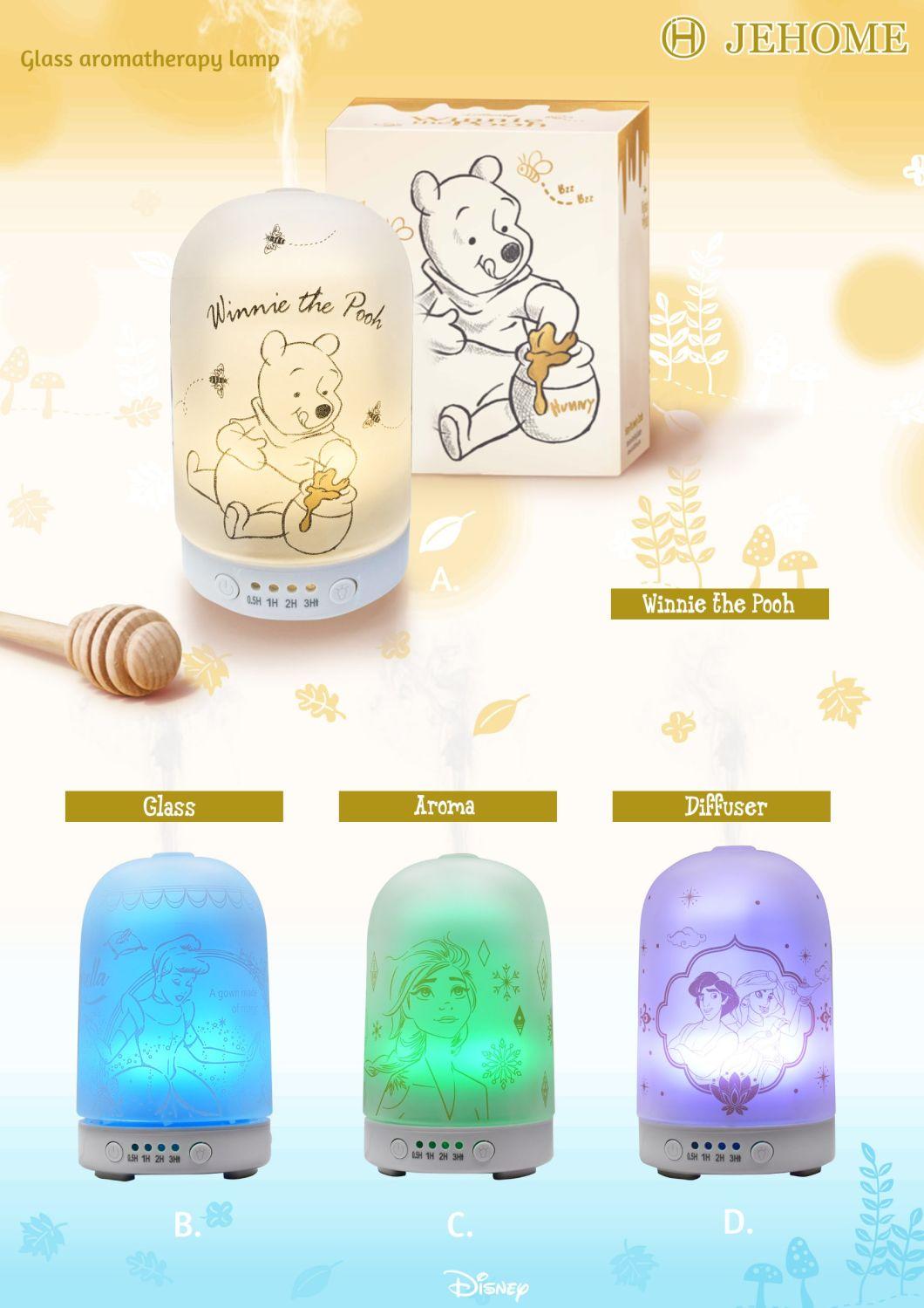 Colorful Glass Aromatherapy Ceramic Essential Oil Aroma Diffuser Disney