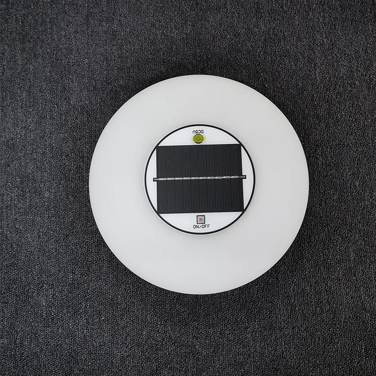 Decorative Lighting Floating Solar Light Flat Ball for Swimming Pool
