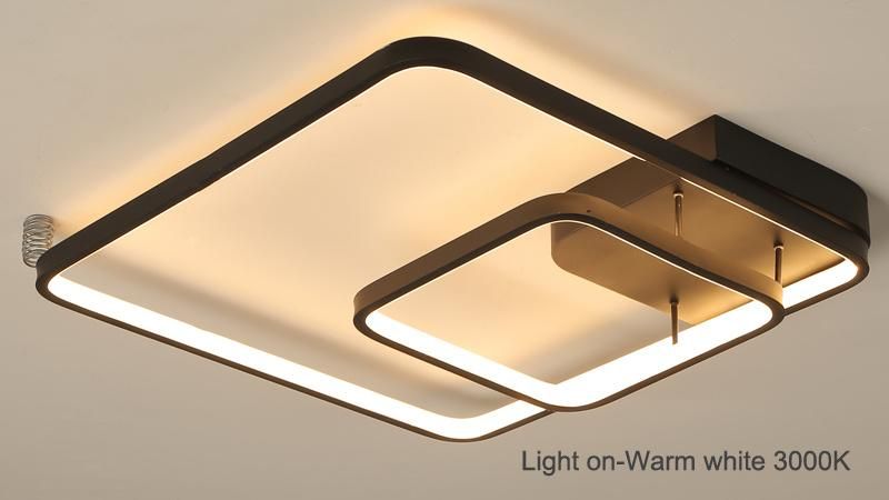 Modern Surface Mounted Square LED Ceiling Light Fixtures
