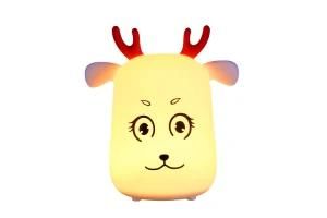 Carton Deer Shape LED Night Table Lamp for Kids