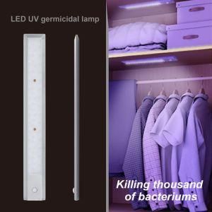 Portable Handheld Sanitizer Travel Wand LED UVC Lamp UV Light with USB Charging for Hotel Household Wardrobe Toilet Car Pet Area