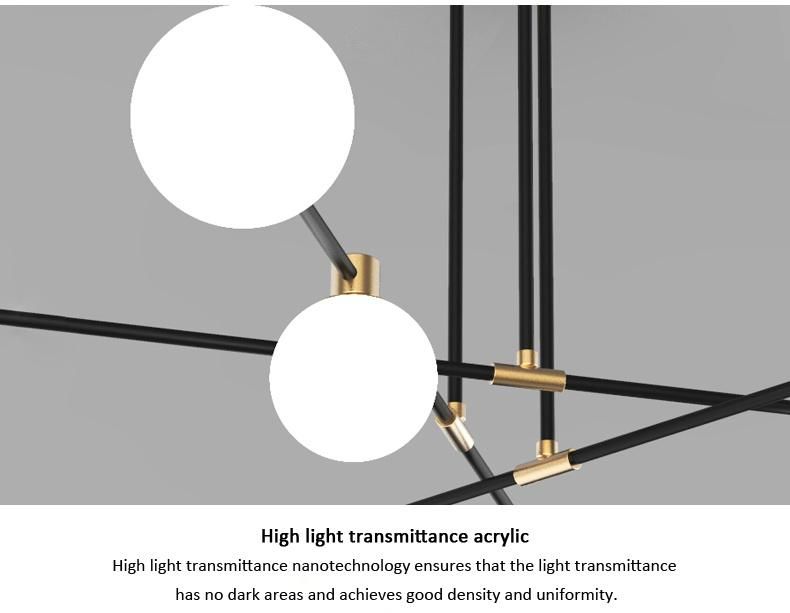 2022 Nordic Living Room Geometry Home Decorative Lamp LED Flush Mount Ceiling Light for Home