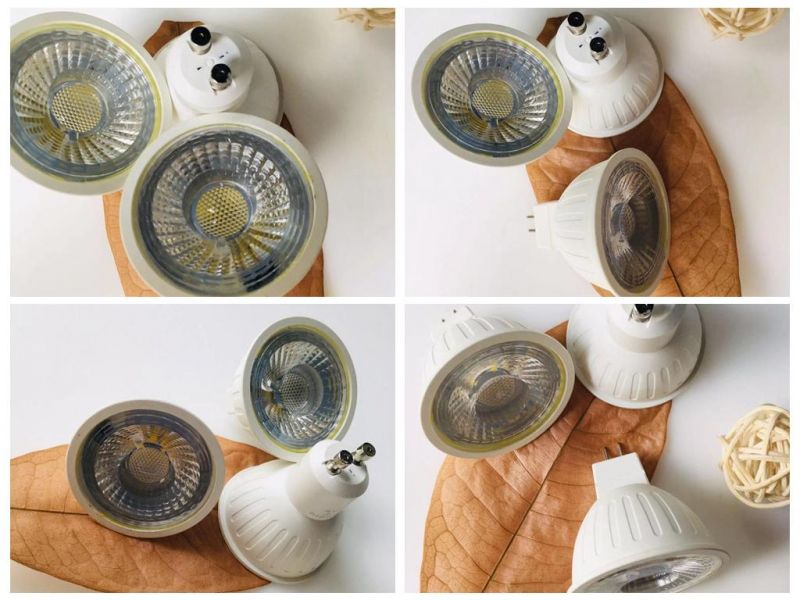 Factory Price LED Bulb Light MR16 5W 7W GU10 Gu5.3 COB 38 Degree LED Spotlight LED Lamp Bulb for Indoor Lighting with CE RoHS ERP