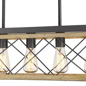 Industrial ETL Listed 5 Bulbs Farmhouse Chandelier Retro Pendant Light