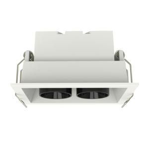 Ceiling Square Grilled Outdoor Kit Set Housing LED Linear Downlight