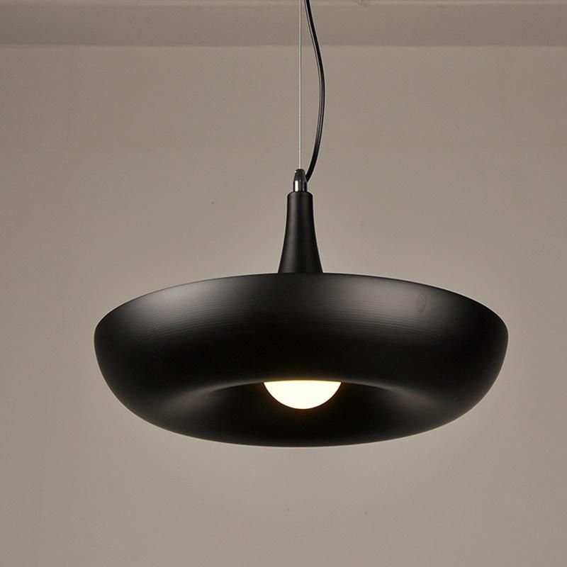 Verve Design 60W Black Metal Dome Pendant Light