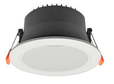 Commercial Round Fixed COB Frameless Vertic Ceiling Aluminum 6W Trimled Downlight
