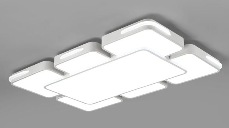 2022 Rectangle Surface Mounted Decoration Ceiling Lamp LED Modern Lighting for Living Room