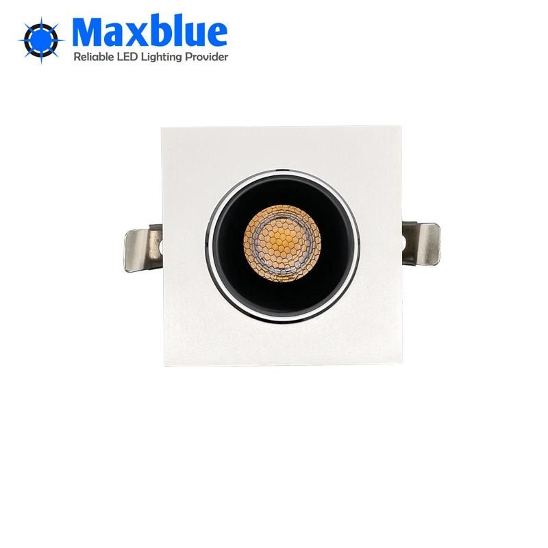 Hot Sale High Quality Adjustable Square Gimbal LED Spotlight Downlight