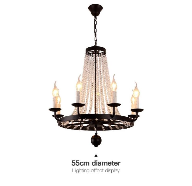 55cm Africa Hot Sell Fancy Crystal Lighting Chandelier