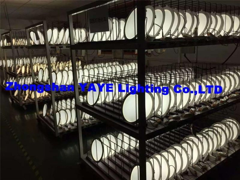 Yaye Top Sell 24W/20W/18W/15W/12W/9W/6W/4W/3W Recessed Round LED Panel Light with CE/RoHS