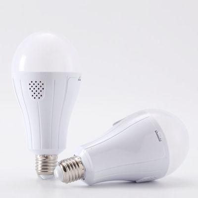 2 Years Warranty LED Rechargeable 15W Emergency Bulb with Battery LED Light