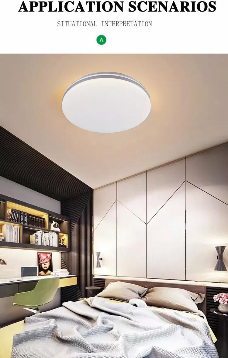 Round Warm Cold White Dining Hallway Living Kitchen Bedroom Room LED Ceiling Light