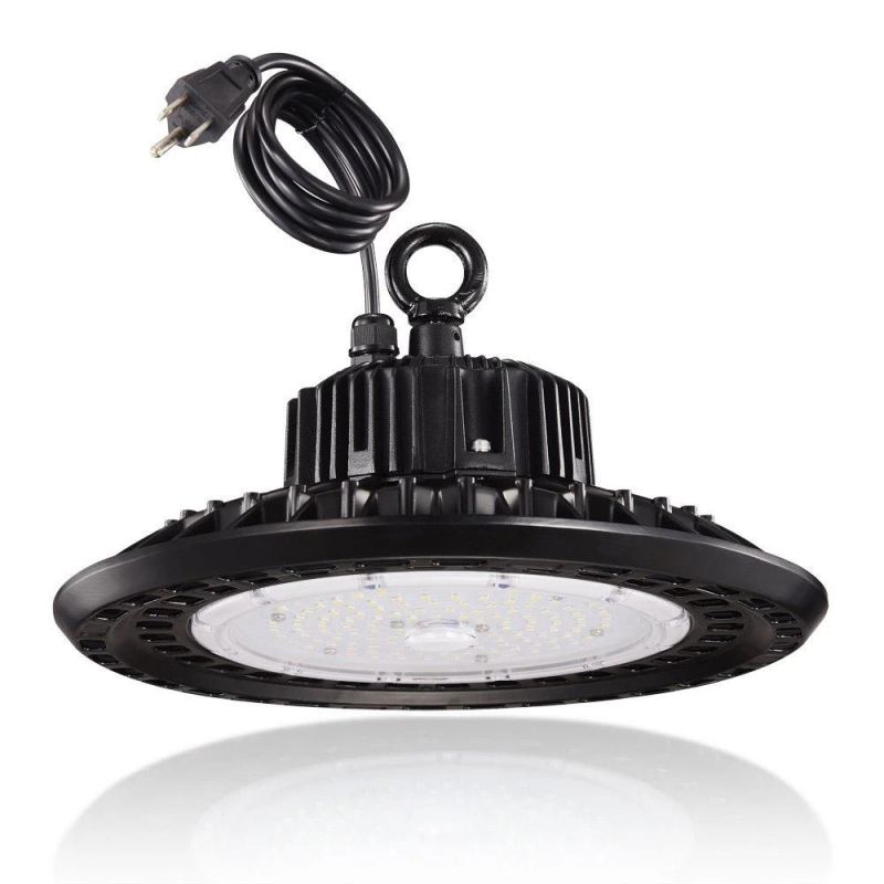 Stadium Natatorium Court Basketball Badminton Gymnasium Lighting No Glare LED High Bay Light for 100W 120W 150W 200W 250W Highbay Aluminum/PC Reflector Cover