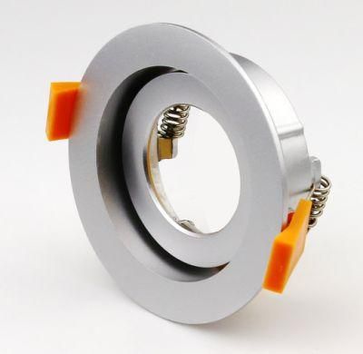 GU10 MR16 Classical Adjustable Silver Grey LED Downlight Mounting Ring