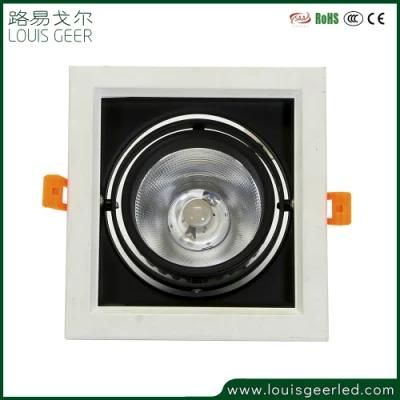 Factory Direct Supply Energy Saving Commercial Lighting 15W Ce RoHS COB LED Grille Light