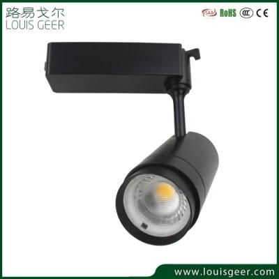 Suspending Wholesale Spotlight Lighting Adjustable Lights Rail Shop Dimmable 25W 30W 40W Zoomable LED Track Light