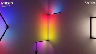 Ilightsin 15W DIY RGBW Luminous Tube 360 Degree Rotation Shop Indoor Lighting LED Wall Light