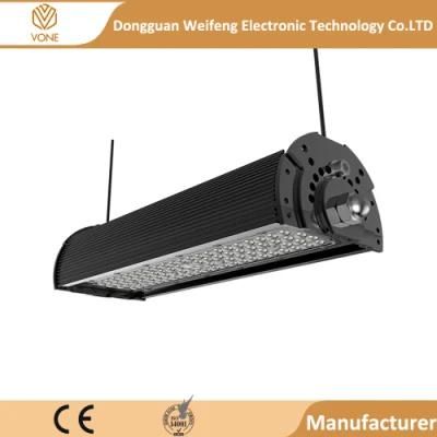 Ce/RoHS Listed Black Color Aluminum Alloy Suspended Linkable LED Linear Lighting