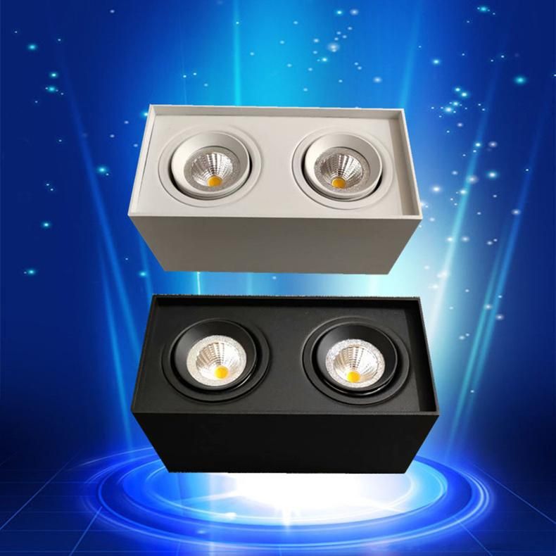 Wholesale Pure Aluminium Adjustable MR16 Lamp Surface Mounted Kitchen Ceiling Lights LED Downlight for House Building