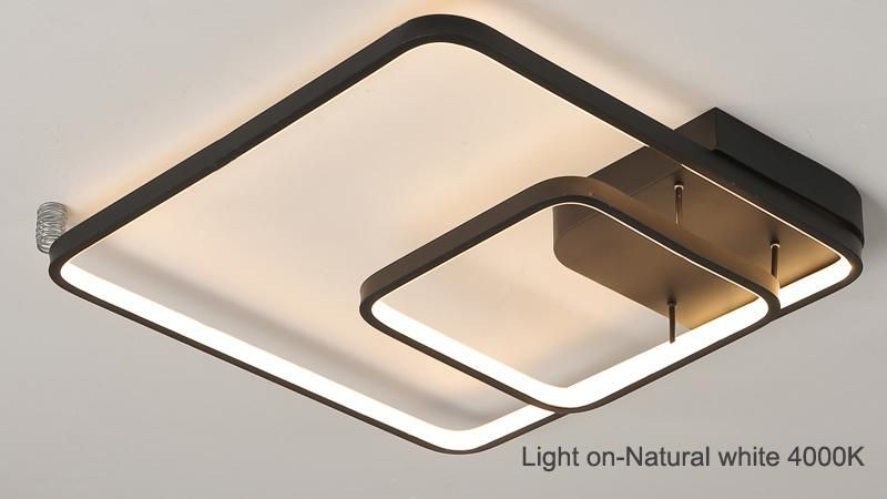 Modern Surface Mounted Square LED Ceiling Light Fixtures