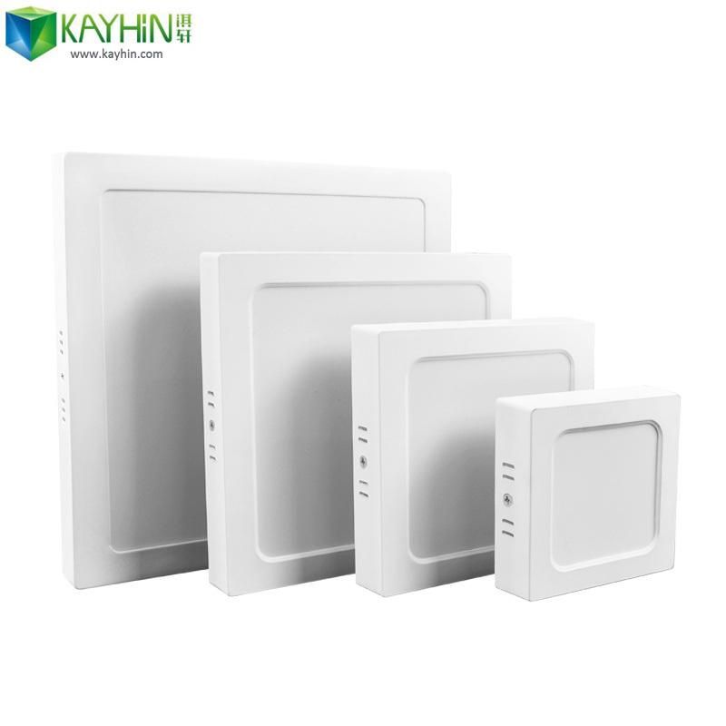 Cool Warm Pure White Long Lifespan 100lm/W Indoor Lighting 3W 6W 9W 12W 15W 18W 20W 24W 36W 48W 50000 Hours 600X600 LED Panel Light