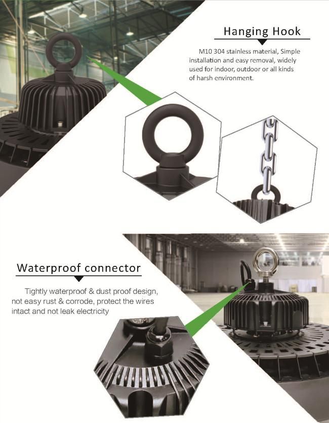 UFO LED Industrial Light 50W 100W Outdoor High Power 200W LED High Bay Light IP65 LED Lamp