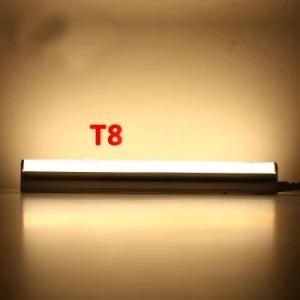 Zhongshan Wholsale Warm White Plastic T8 LED Lighting with Holder