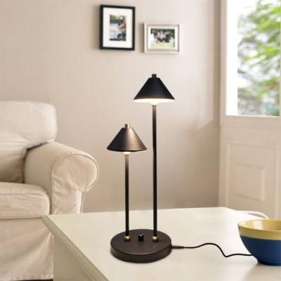 Masivel Creative Design Home Bedroom Desktop Metal LED Table Lamp