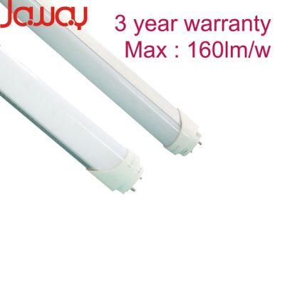 China Manufacturer 18W T8tube Aluminum/PC 120 Degree Beam Angle