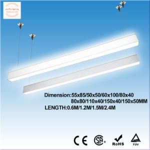Free Design up and Down Emitting LED Linear Pendant Light for Office