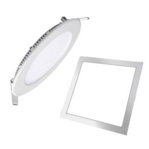 3W-24W Round or Square Ceiling Recessed Slim LED Panel Light AC85-265V