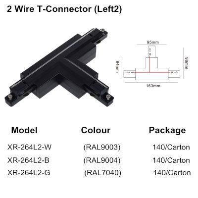 X-Track Single Circuit Black T Connector for 2wires Accessories (L2)