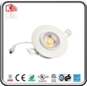 Energy Star ETL 8W 3inch LED Gimbal Downlight 38 Degree