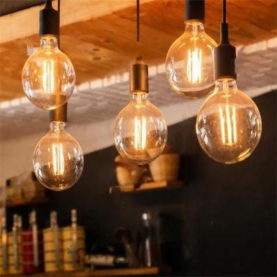 Dimmable Adjustable Indoor LED Filament Lamps G45 6W with Super Bright &amp; 360 Degree Beam Angle