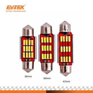 31/36/39/41mm Festoon LED Bulb 4014-12SMD Canbus Car LED Bulb for Reading Light, Door Light, Roof Light, Tail Light