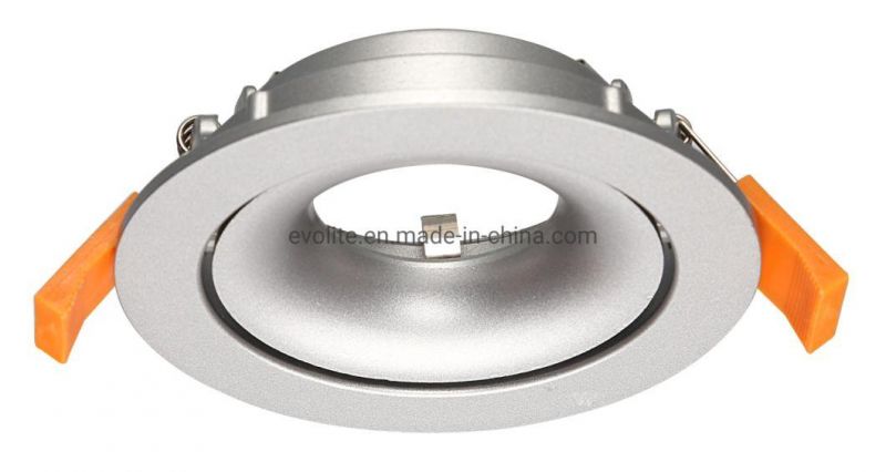 Beautiful Design Aluminum LED Downlight Fitting MR16 Frame GU10 Housing Ra6