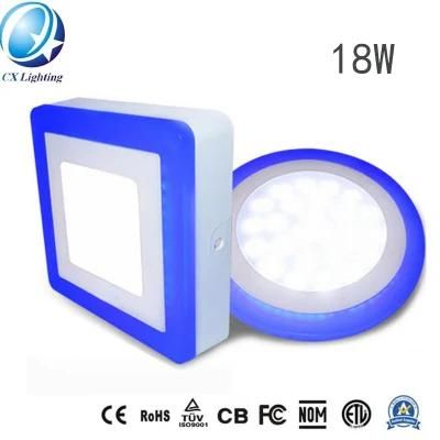 Square and Round Three Mode Double Color LED Panellight 18W